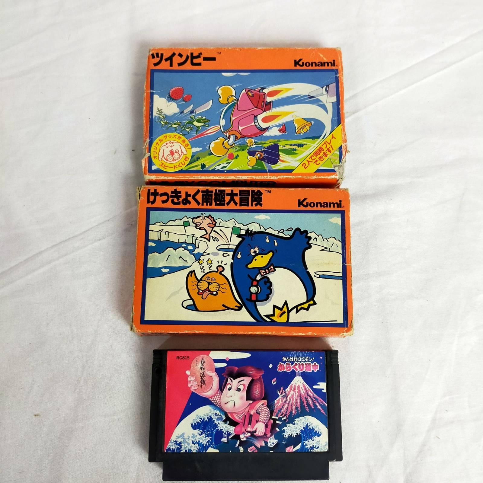 Konami ツインビー ファミコン いちじるしい カセット