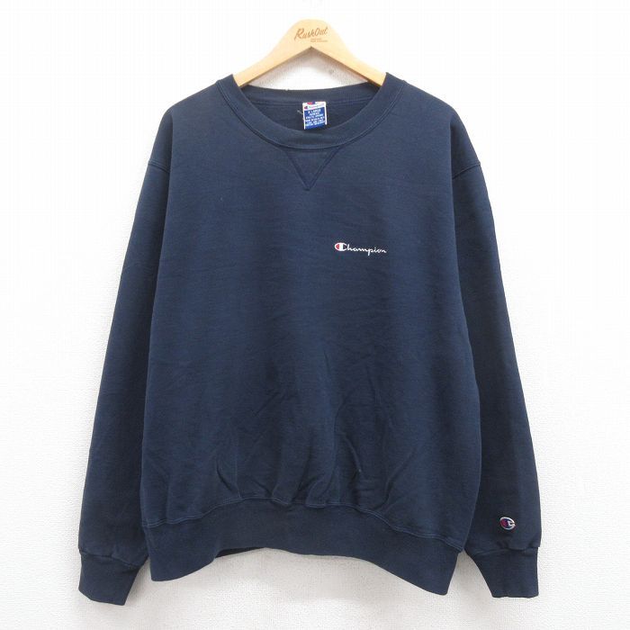 古着Champion ネイビー トレーナー X-LARGE Champion(チャンピオン) 90S REVERSE WEAVE TENNESSEE