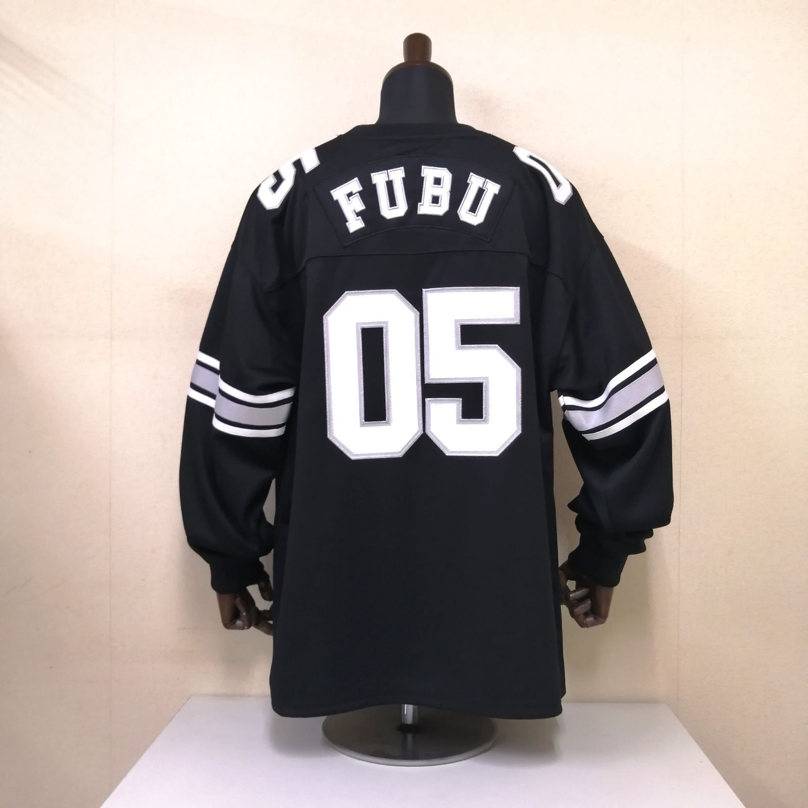 ☆FUBU☆ ヒップホップ ストリート オーバーサイズ ゲームシャツ C4917 新作】【FUBU／フブ・オリジナルゲームシャツ（ホワイト