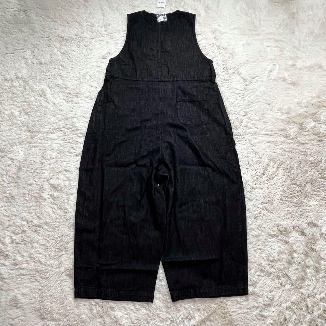 新品 ブリスバンチ Bliss bunch デニムサロペット 綿麻 ブラック 