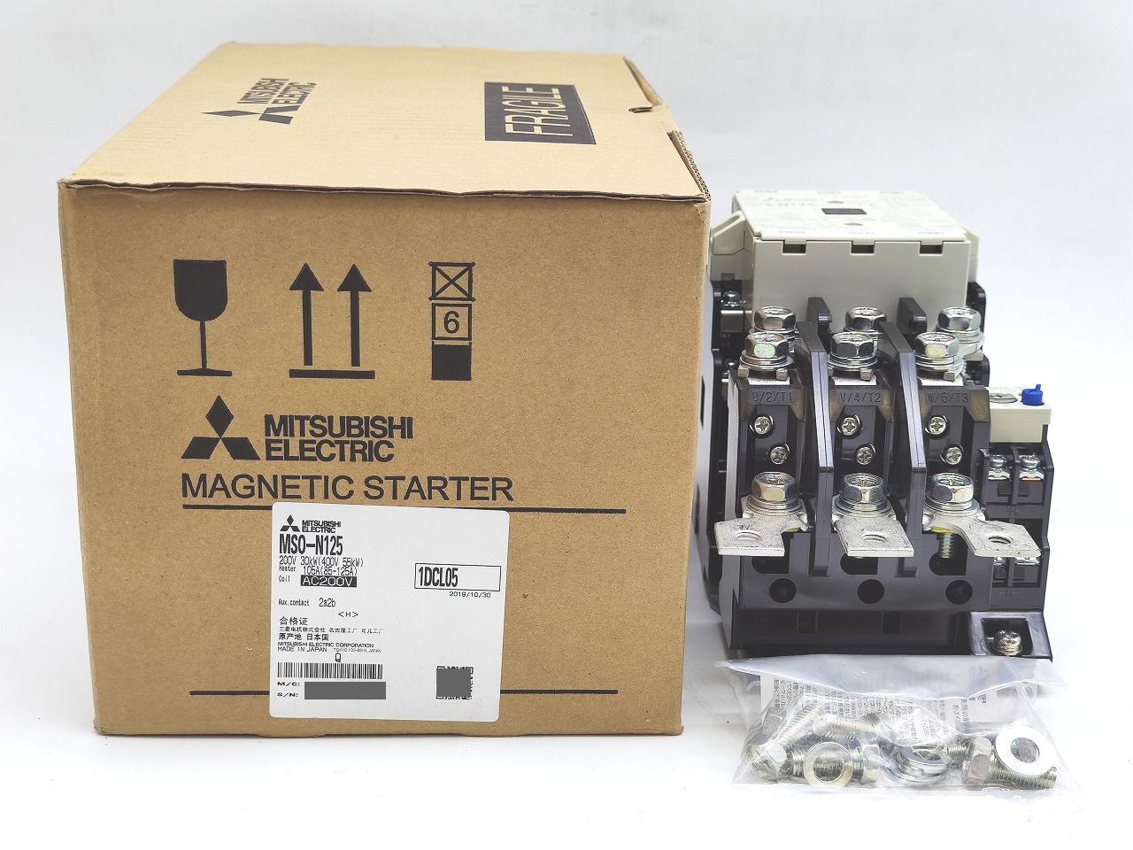 インボイス対応 三菱 MITSUBISHI MSO-N125 200V 30kW AC200V 2a2b
