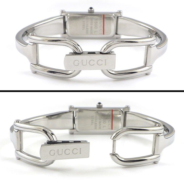 楽天市場】GUCCI 1500l（ベルトカラーシルバー）（レディース