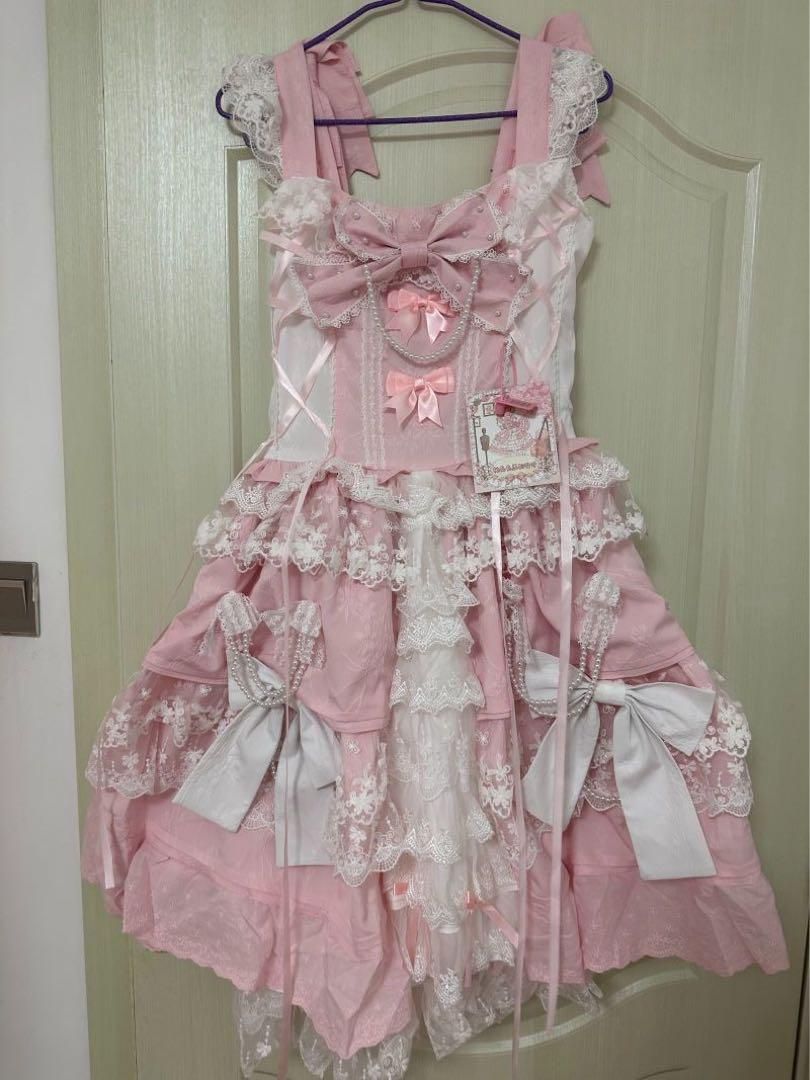 桜恋 doll クラシックロリータドレス JSK リボンロリィタ 甘ロリ