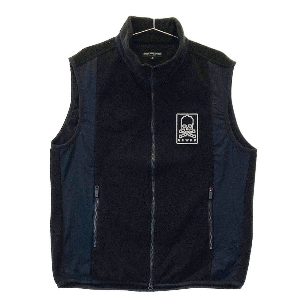 サイズ 4 DANCE WITH DRAGON ダンスウィズドラゴン フリースベスト ブラック系 240101465606 ゴルフウェア メンズ ストスト