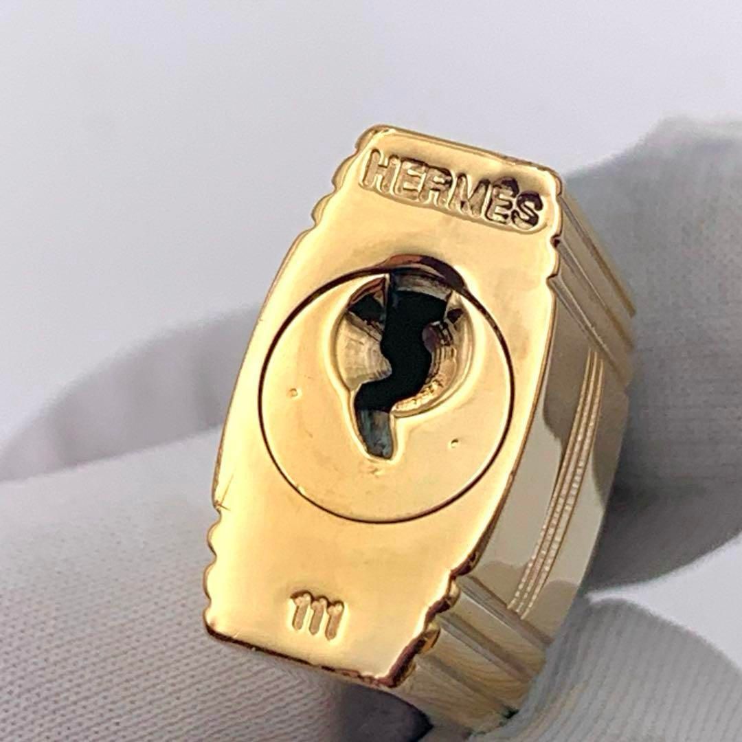 エルメス カデナ 24Kメッキ No.111 111番 鍵付き カデナキー
