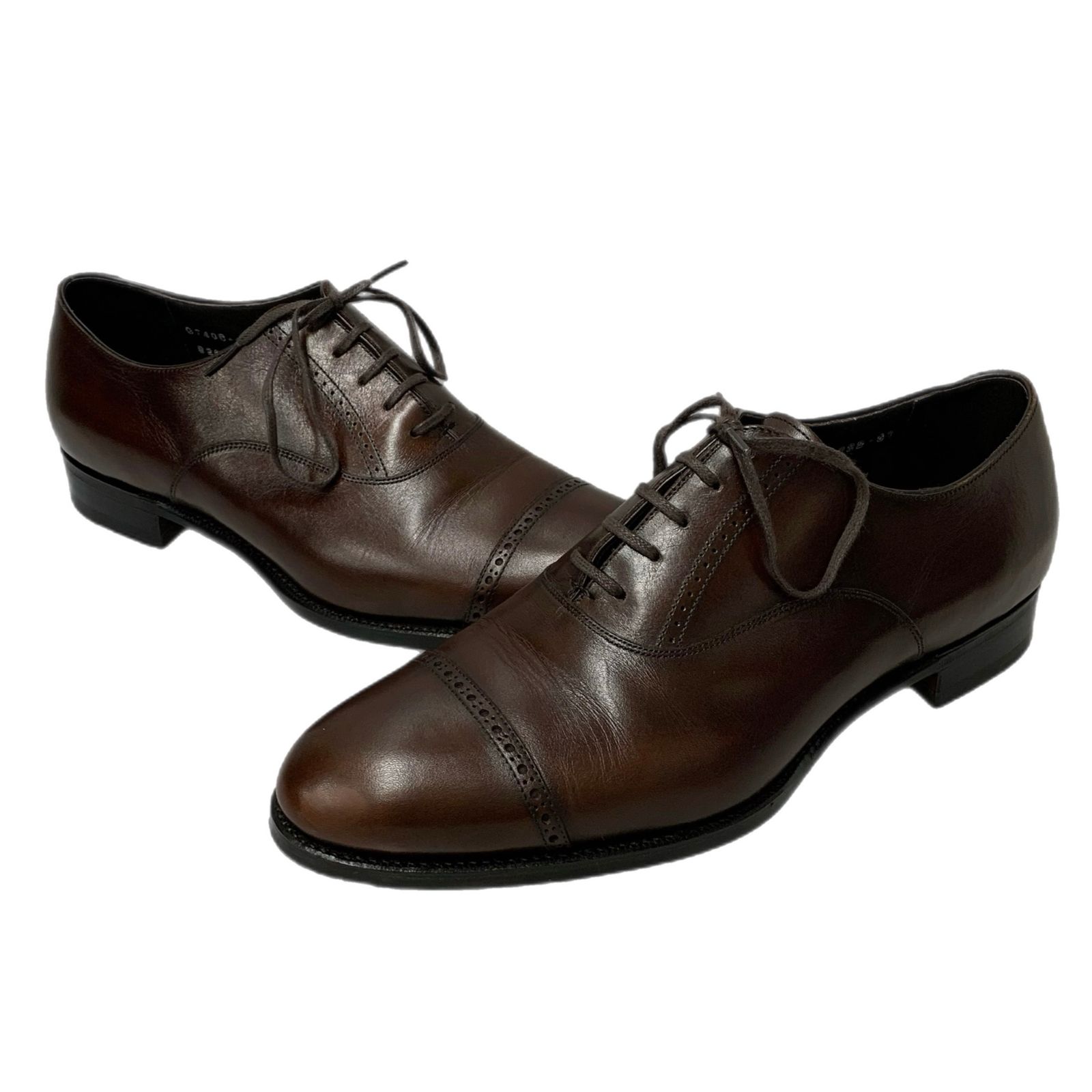 三陽山長 パンチドキャップトゥ 極上三陽山長 弦六郎 パンチ