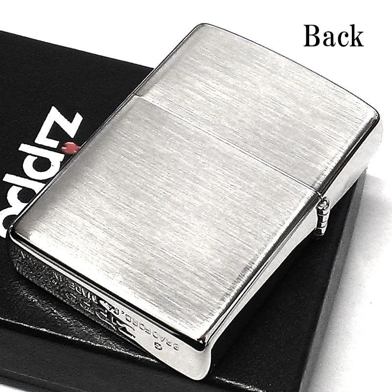 ZIPPO ライター プラチナドラゴン ジッポ シルバーサテン エッチング