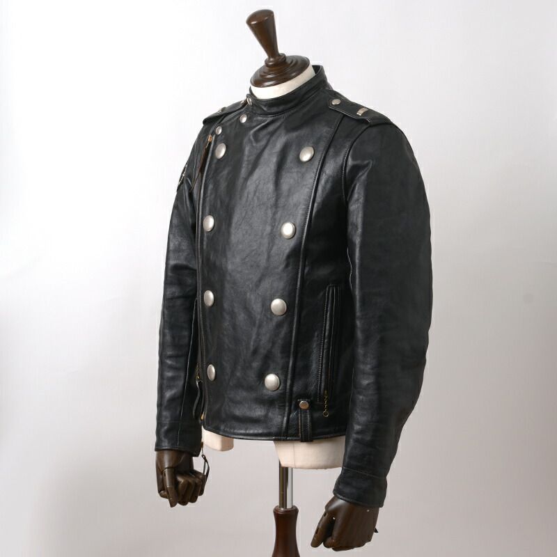 リアルマッコイズBuco ブラック シングルライダースジャケット 40 BUCO J-100 JACKET | LEATHER JACKET(BUCO) | The Real McCoy's