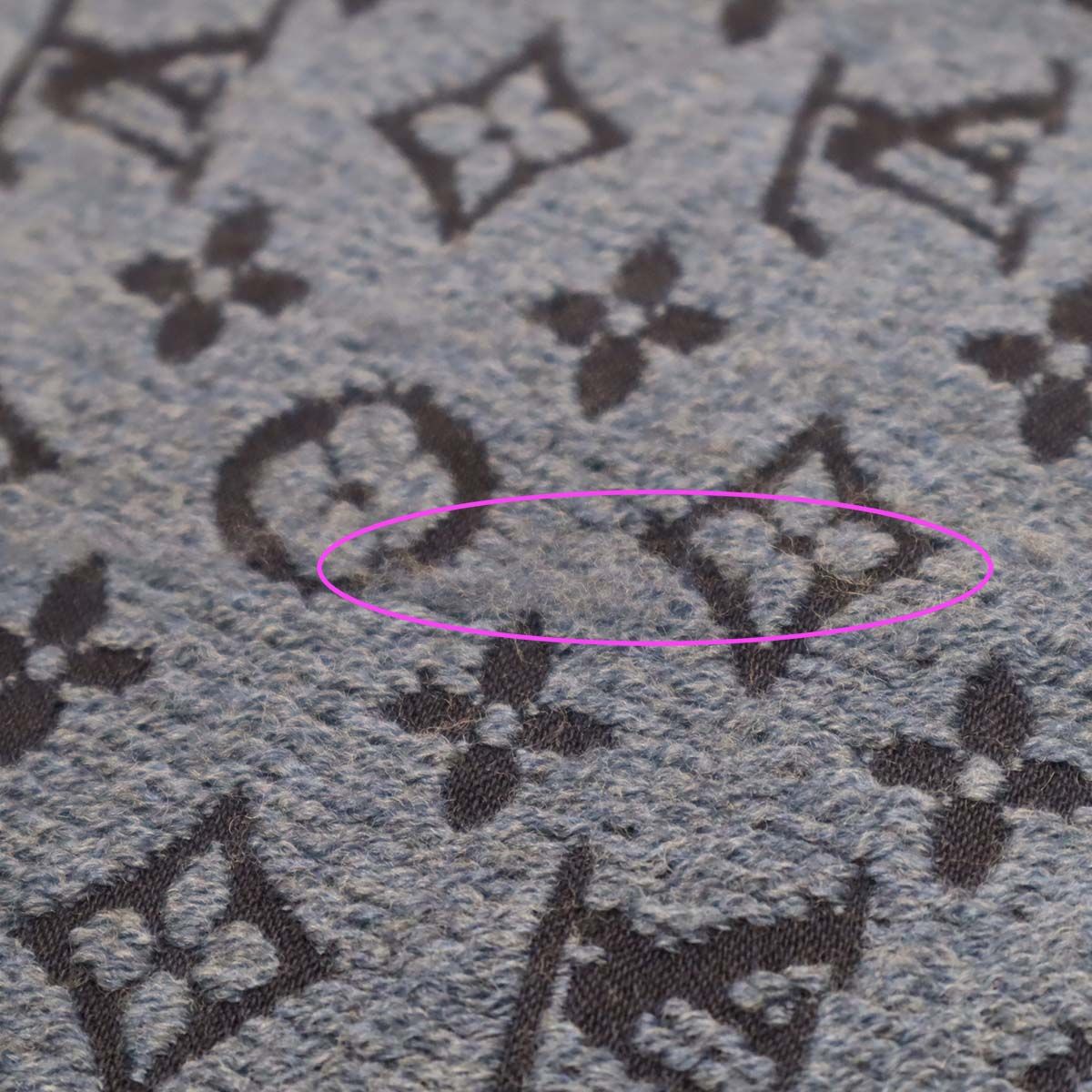 LV マフラー エシャルプ・モノグラム クラシック M78525 防寒 ウール