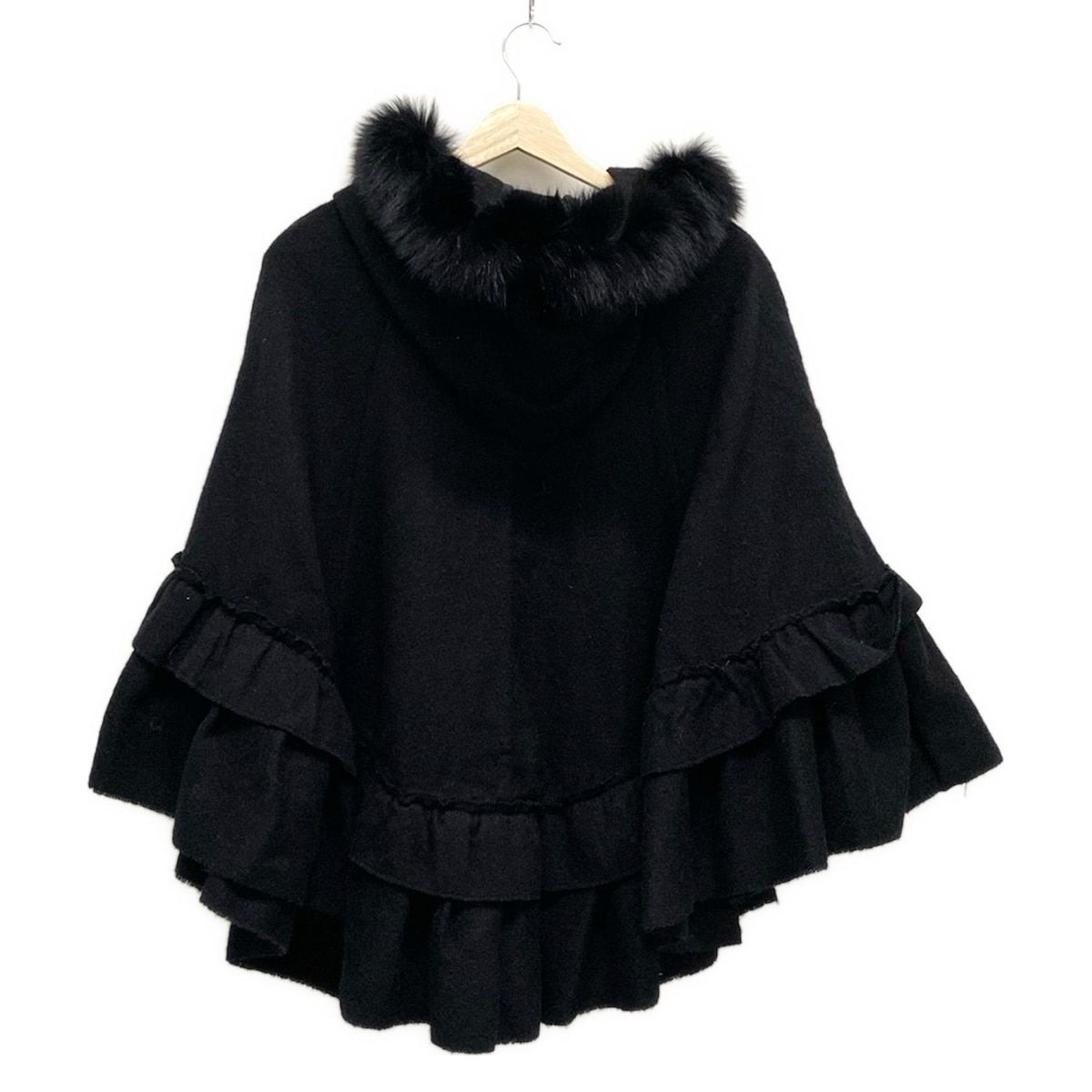 最も安い TO BE CHIC(トゥービーシック) ポンチョ レディース美品 - 黒