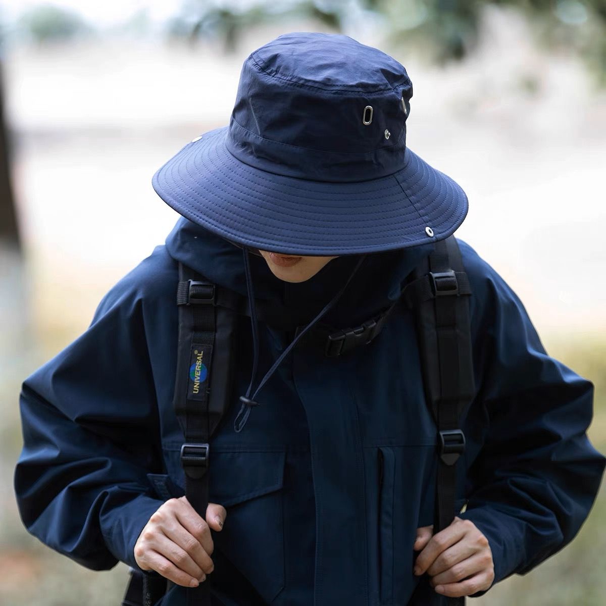 ハット　男女兼用　日焼け防止　通気性抜群　サイズ調整可能　UVカット　帽子