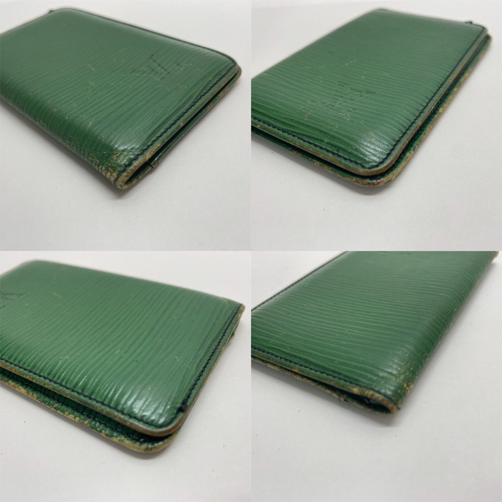 2328 LOUIS VUITTON ルイヴィトン エピ グリーン パスケース