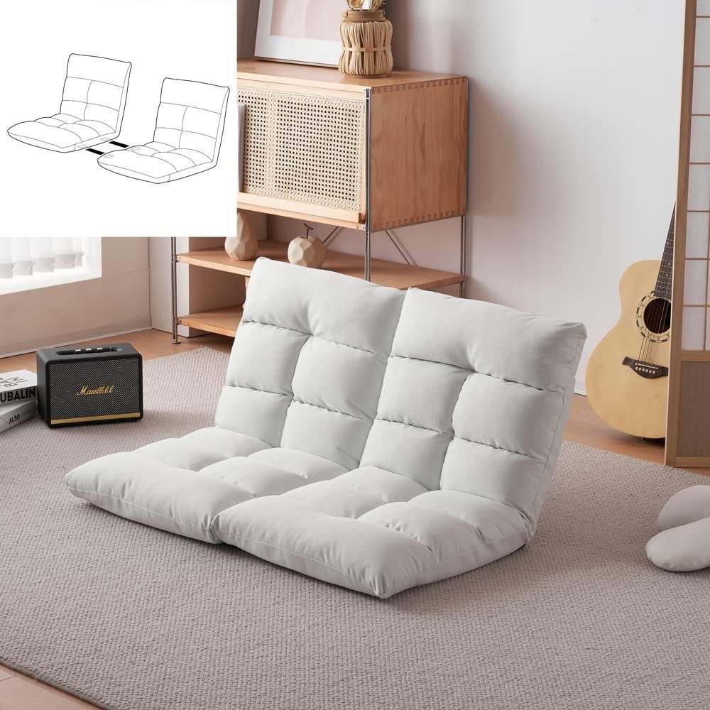 キャタピラーソファ オットマン付き 一人掛けソファ デザインチェア