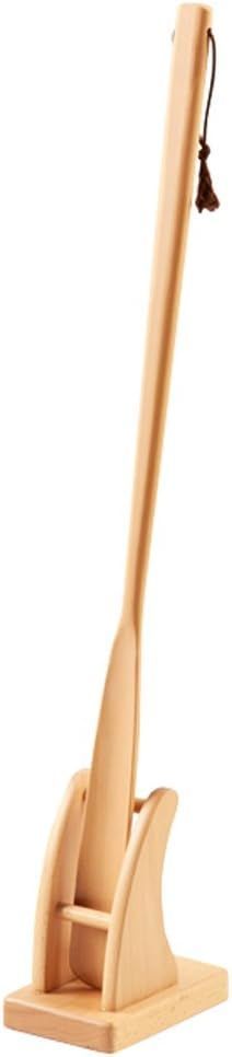 【特別セール】u003e70cm(スタンド付)u003c アルファックス 靴べら 木目 70cm ロングくつべらセット ナチュラル 902348