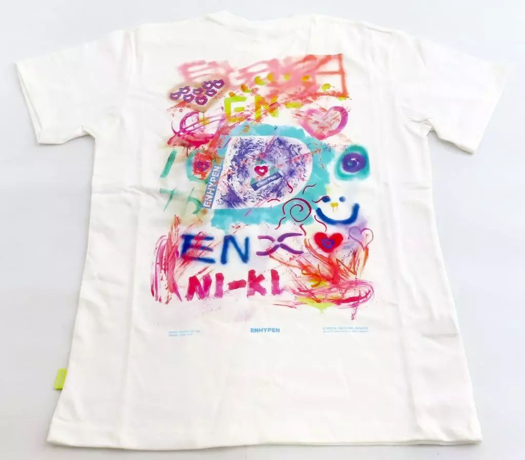 中古】Tシャツ ENHYPEN Artist painting Tシャツ ホワイト Sサイズ 「D