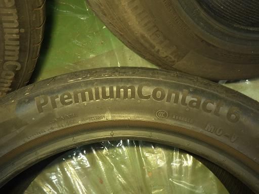 中古】CONTINENTAL コンチネンタル プレミアムコンタクト6 245/45R19 3本