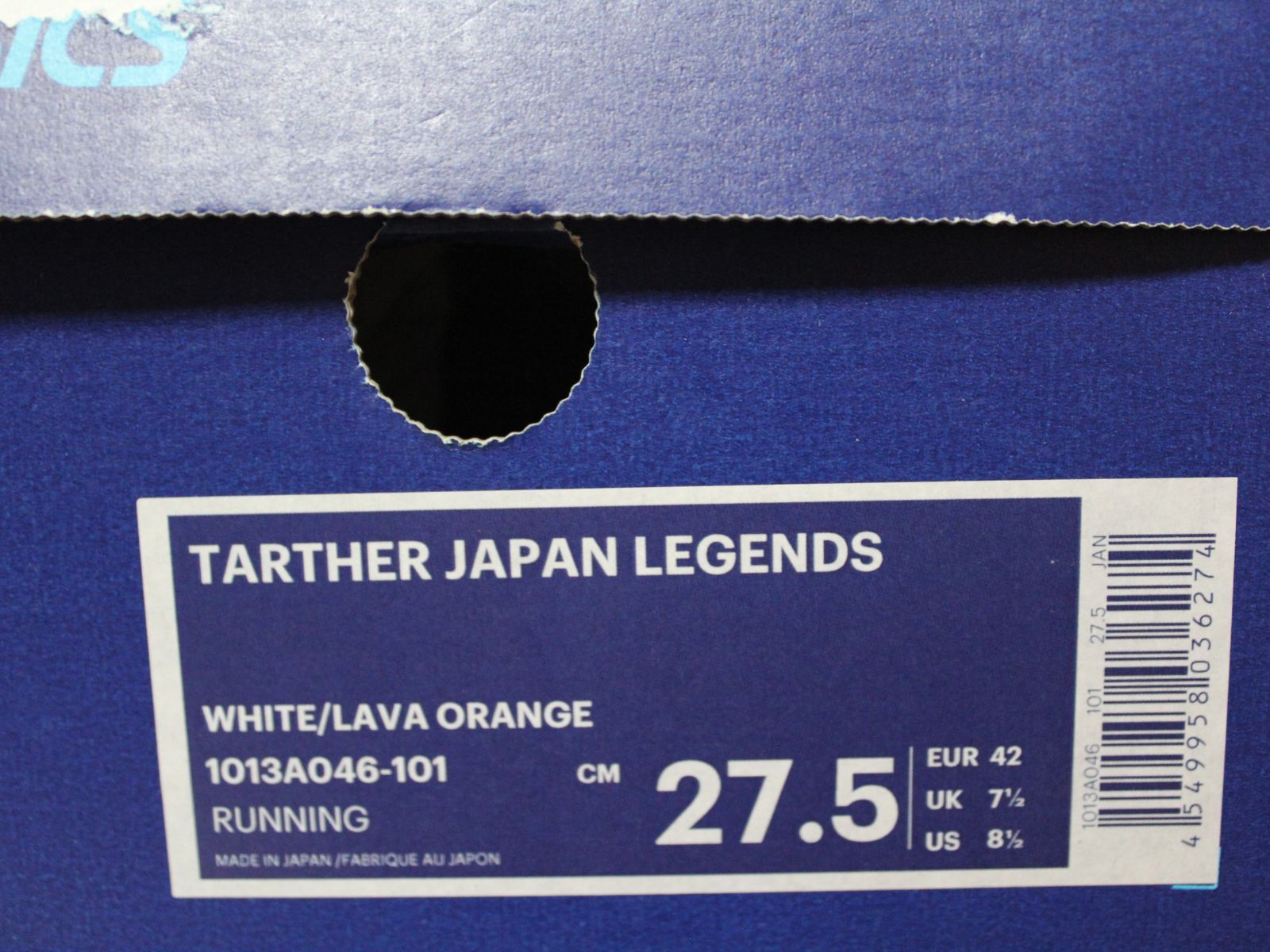 日本限定モデル】 『新品』asics TARTHER JAPAN LEGENDS：27.0cm