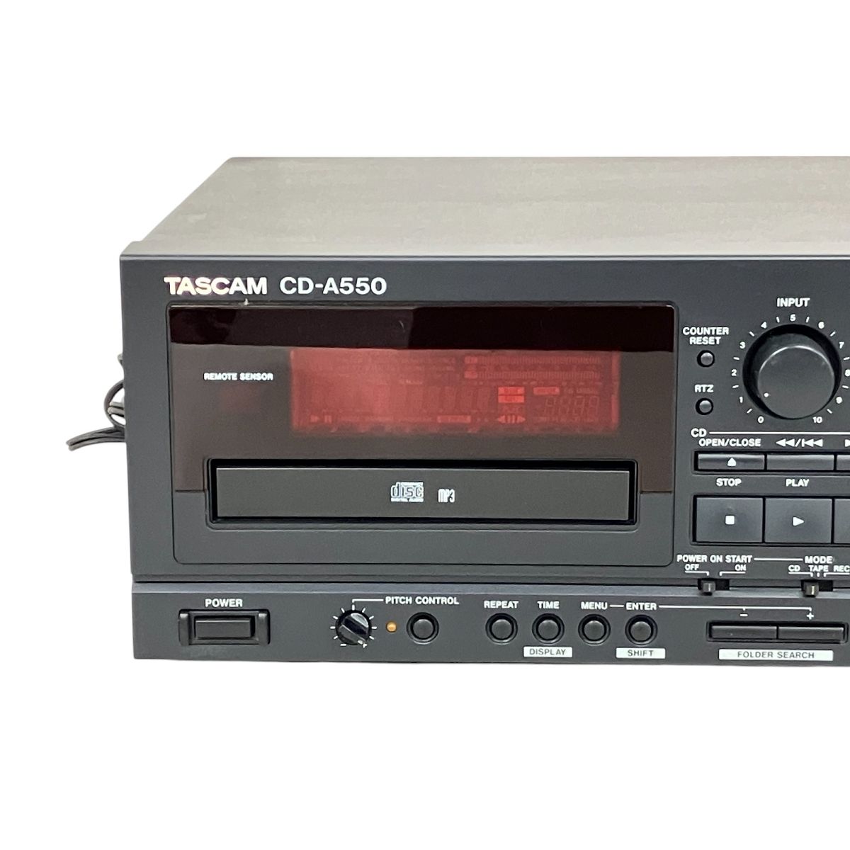 TASCAM タスカム CD-A550 CDプレーヤー カセットデッキ 音響機材 オーディオ 中古 K9736664 - メルカリ