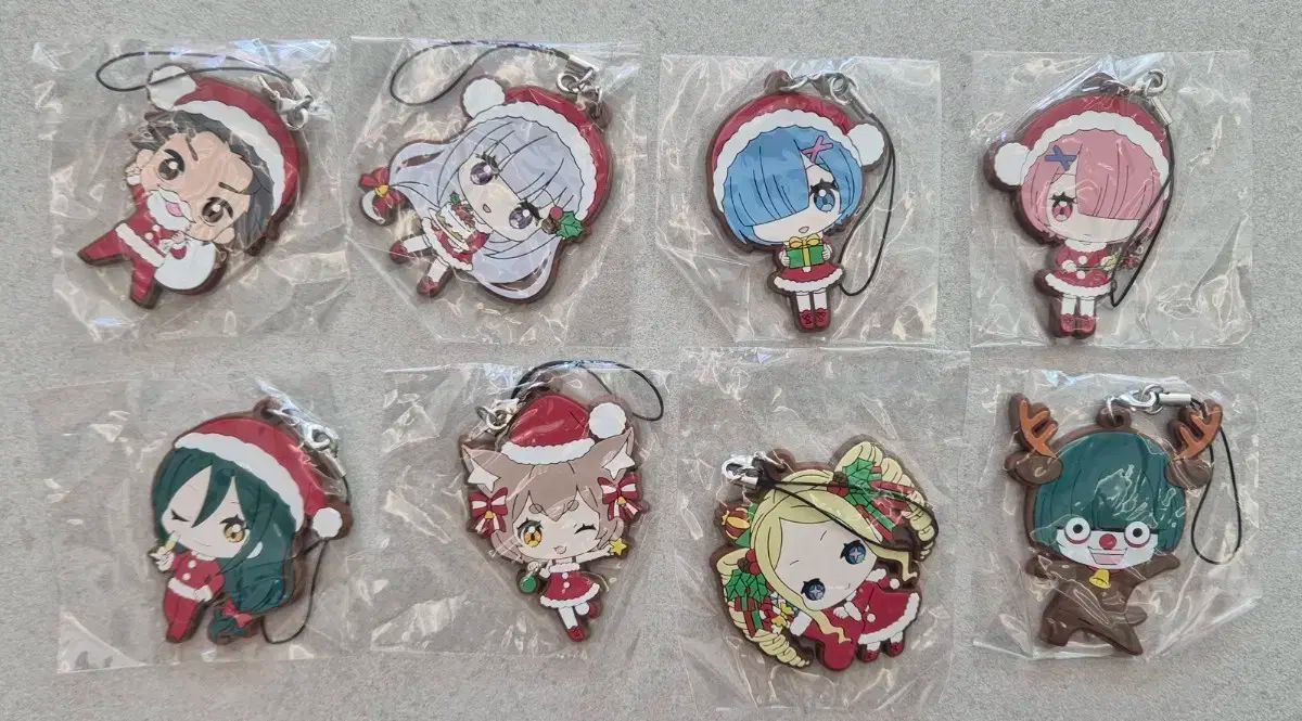 Re:ゼロから始める異世界生活 クリスマスバージョン ラバー ストラップ 