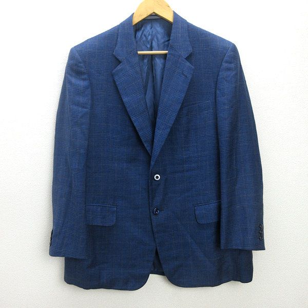 H□ダンヒル/DUNHILL チェック柄 テーラードジャケット 高島屋