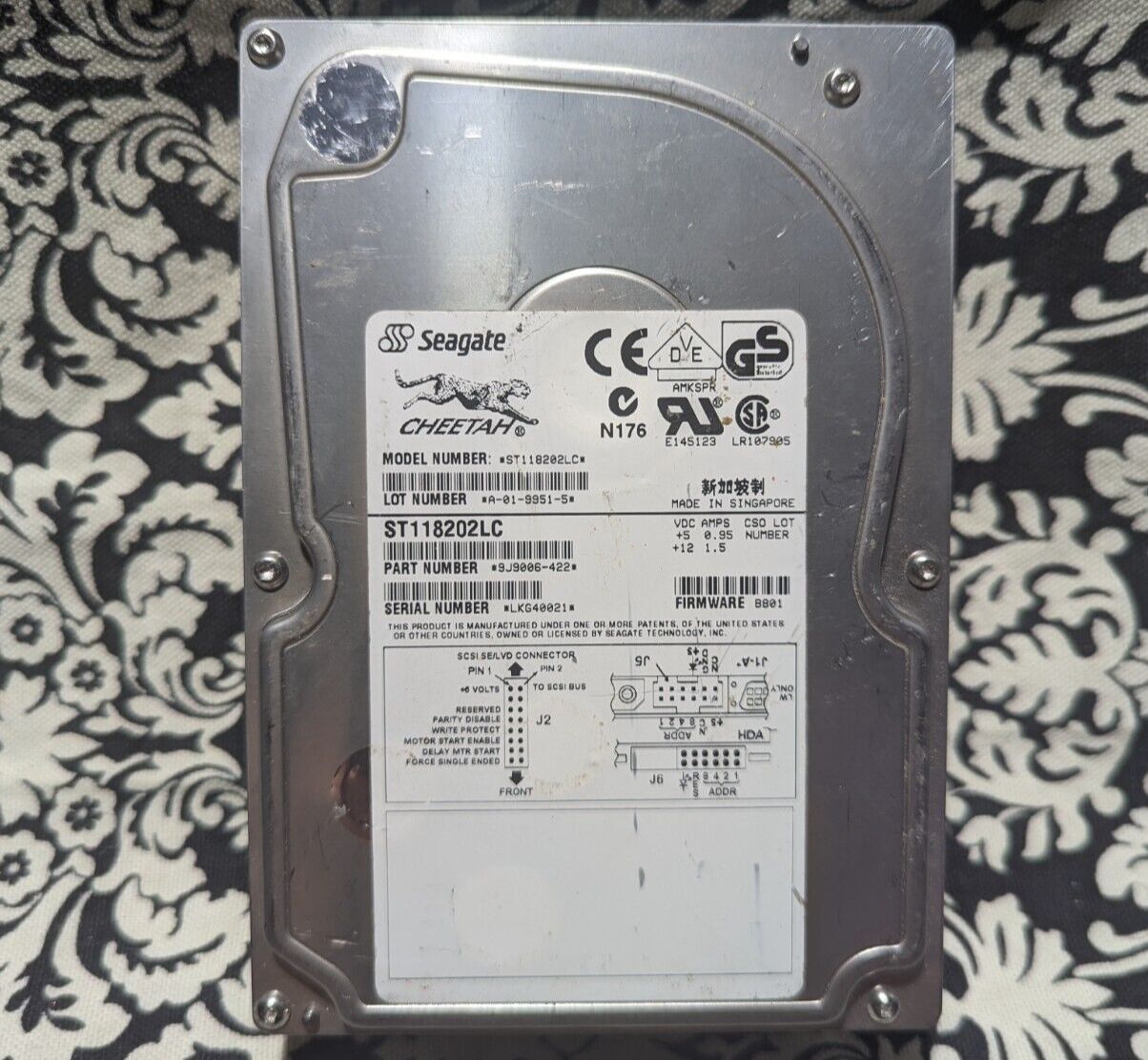 中古「非常に良い」東芝 TOSHIBA 3.5インチ 内臓HDD 5TB SATA 128MB