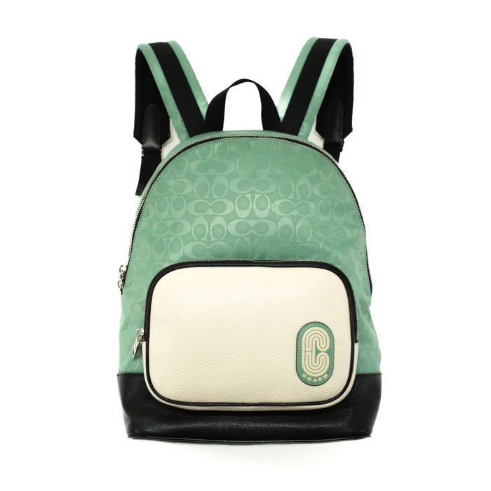 コーチ COACH バックパック インカラー ブロック ナイロン レザー 