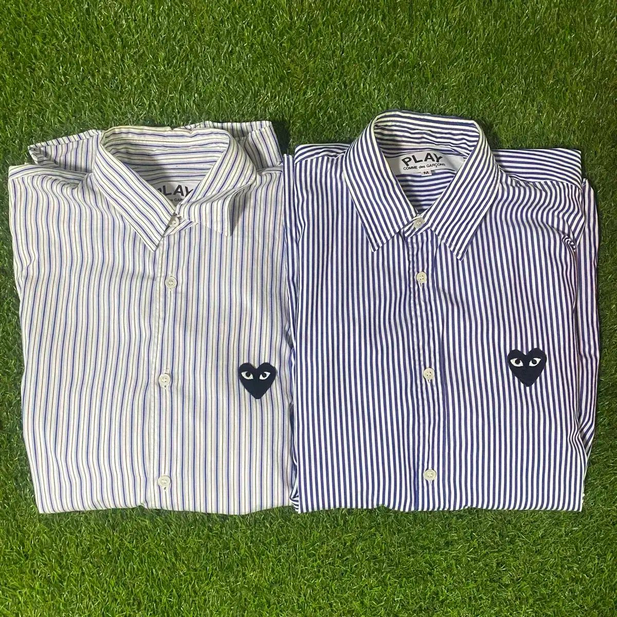 COMME des GARCONS(コム・デ・ギャルソン) ストライプシャツ 2 種 出品