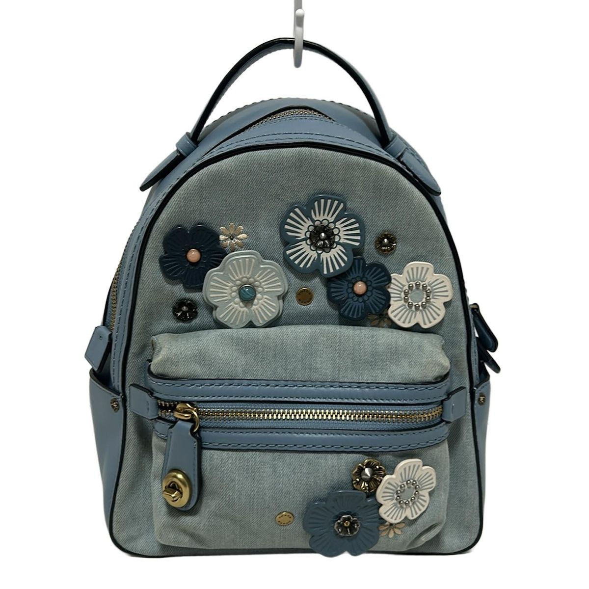 チ*奨様 コーチ　リュック チ*奨様 COACH 合皮リュック ホワイト/ブラック 公式】COACH