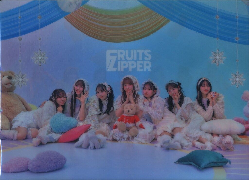 FRUITS ZIPPER MV かがみ 公開記念 ラッフルくじ 5連特典 クリア