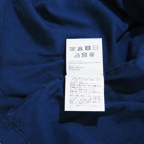 NEIGHBORHOOD ネイバーフッド 23SS SULFUR DYE CREWNECK LS 231OKNH-CSM03 サルファー ダイ クルーネック ロングスリーブ Tシャツ ネイビー ロンT 長袖 カットソー