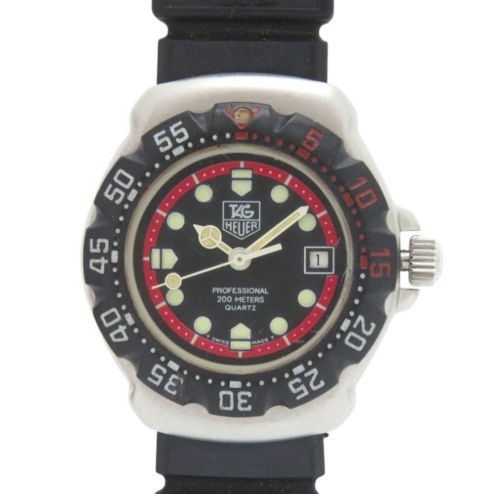 美品・希少TAGHEUER PROFESSIONAL FORMULA1 黒 ☆TAGHEUER (タグ