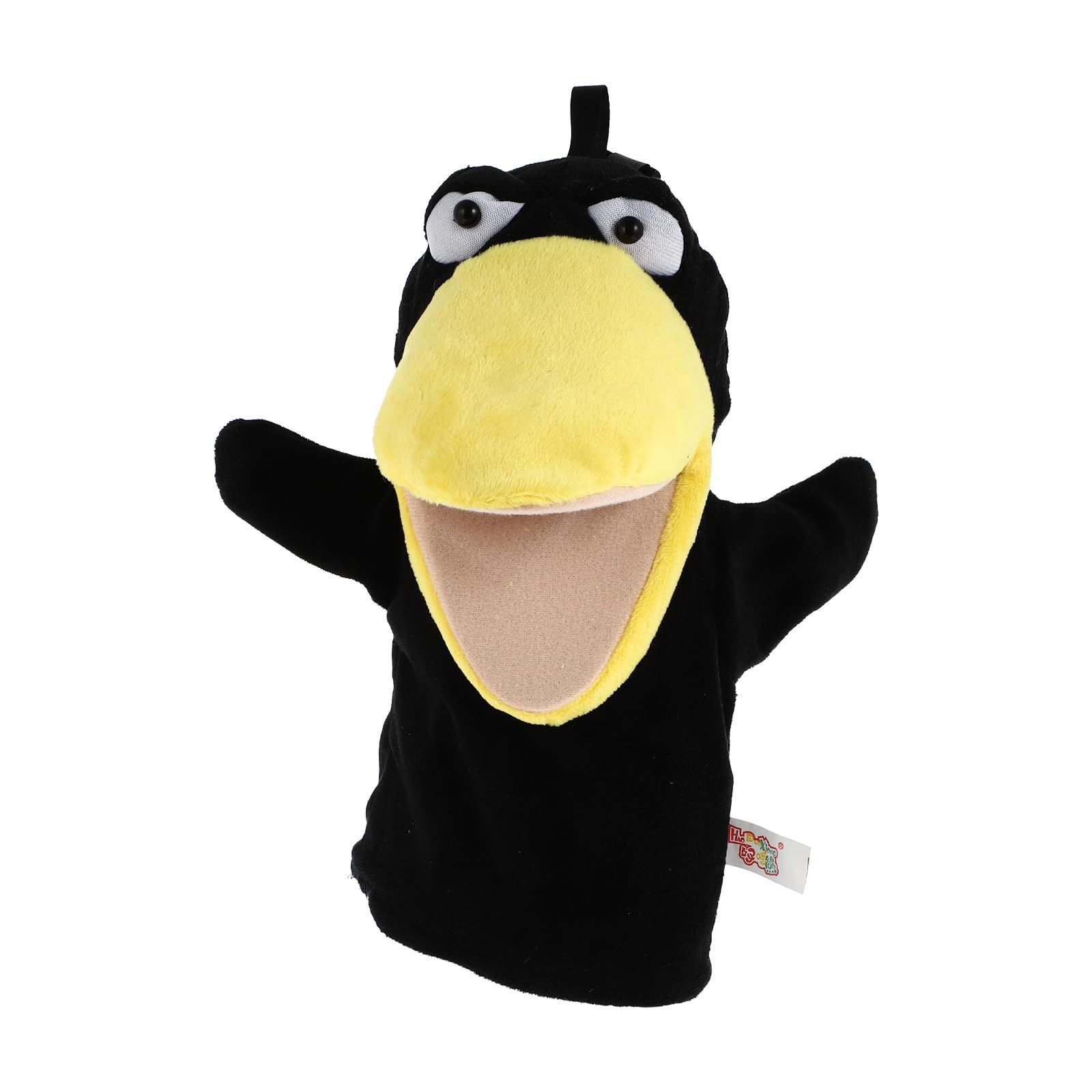 【特価商品】人形 手踊り 腹話術 かわいい 人形劇パペット 動物 おもちゃ ハロウィン 指の人形 クリスマス キツネ ハンドパペット 誕生日 カラス ぬいぐるみパペット プレゼント CALLARON