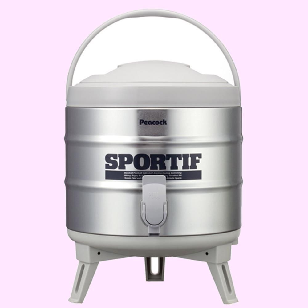 Size:6100 ml ピーコック ステンレスキーパー 広口タイプ 6.1L グレー INS-60(H)