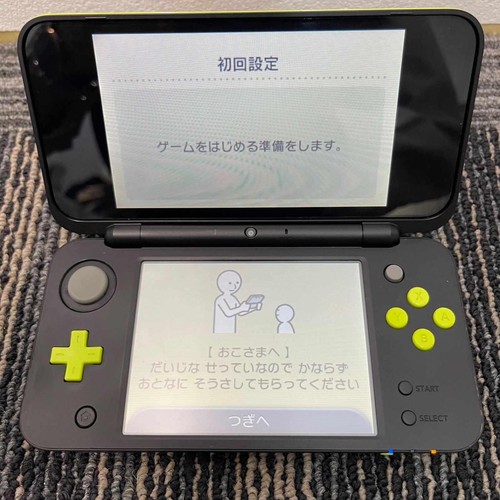 【NPA】Newニンテンドー2DS LL ブラック×ライム