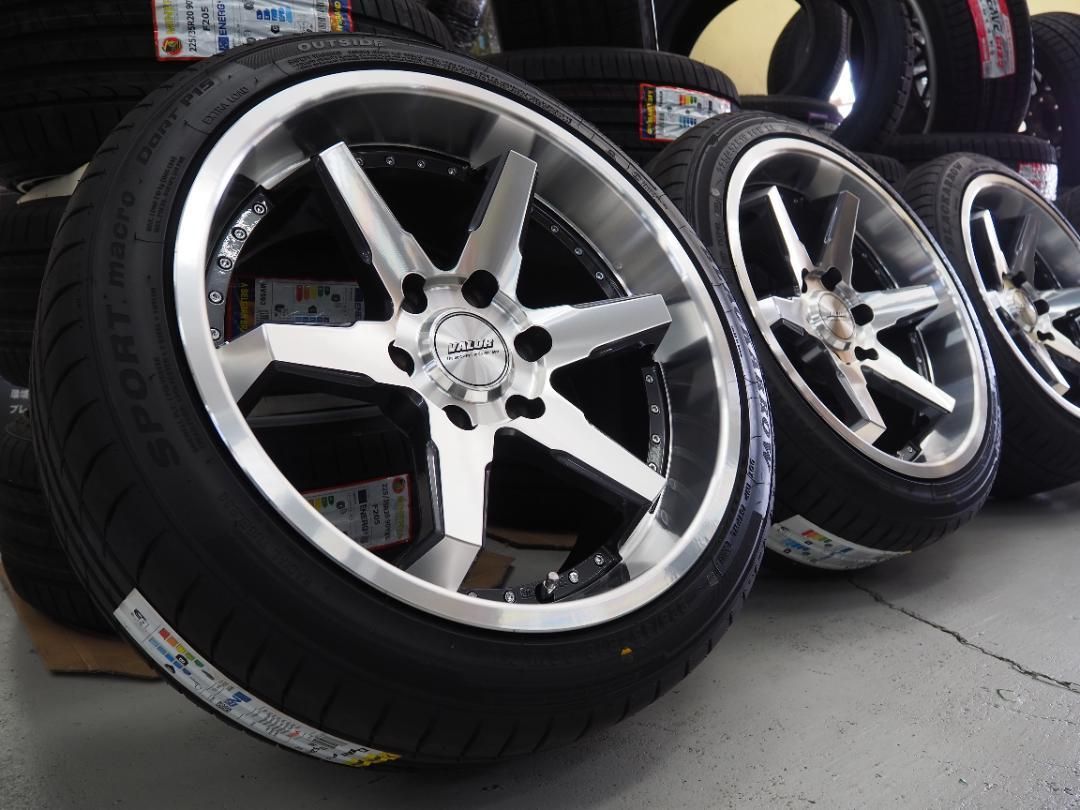 カスタム 深リム 19インチ 9.0J 20 ハイエース 225|45R19