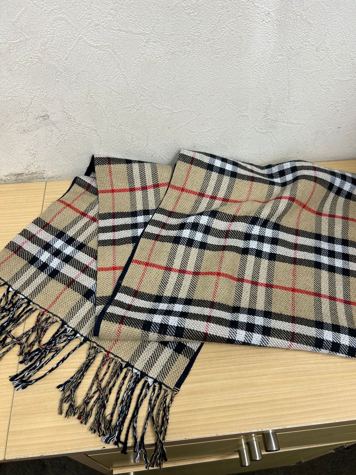 新しく着き ♢877 バーバリー BURBERRY バーバリー マルチ マフラー