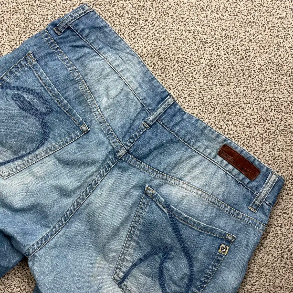 BEAN POLE(ビーンポール) ウォッシング 傷 デニム 33 250125