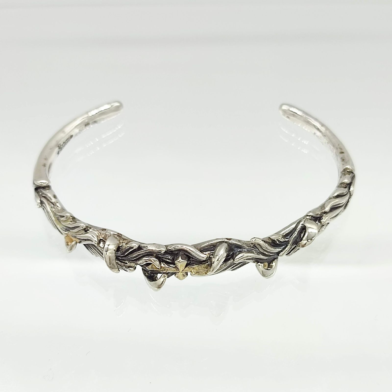 美品】アルテミスクラシック ラファエルバングル クロス SILVER