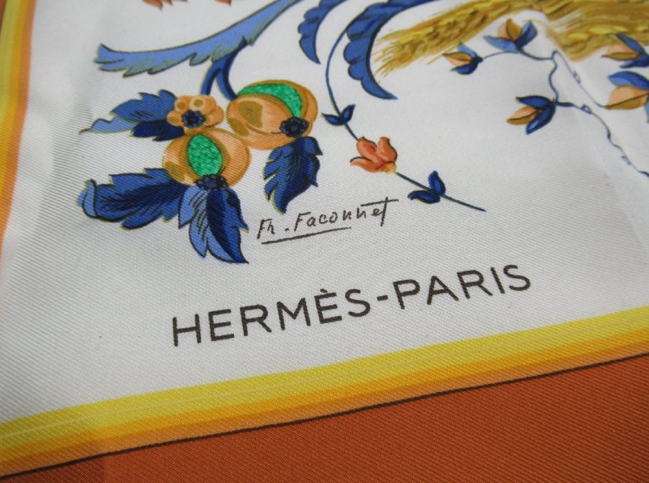 未使用品】HERMES エルメス カレ90 CIRÈS 女神ケレス スカーフ 