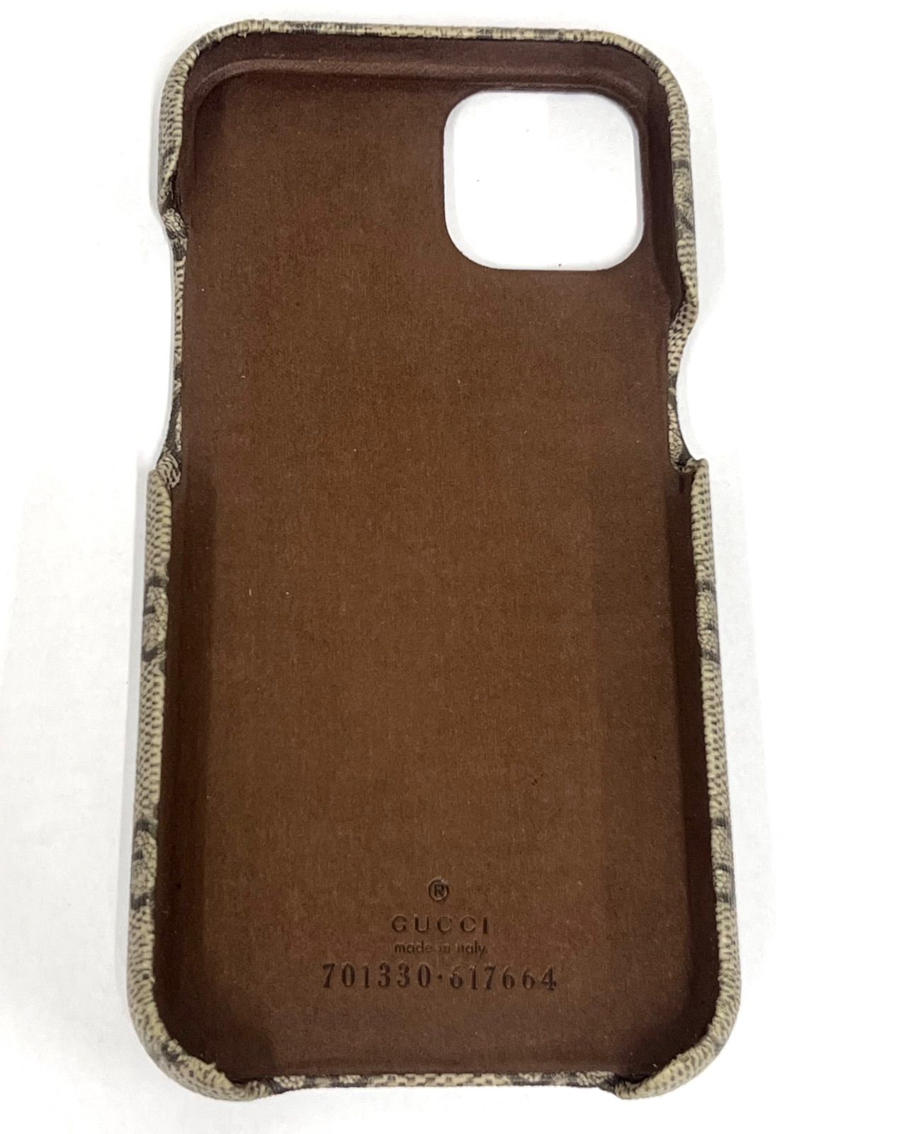 GUCCI グッチ Iphone 13 ケース GG ベージュ ロゴ 09BS303