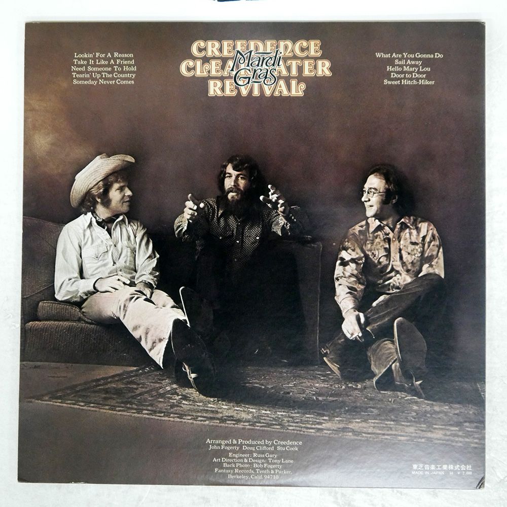 国内盤 CREEDENCE CLEARWATER REVIVAL/MARDI GRAS/FANTASY