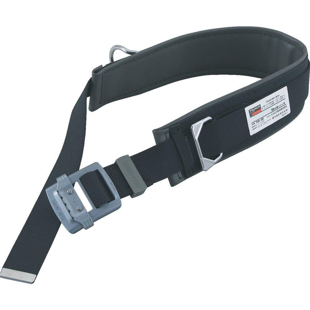 新着商品 TRUSCO トラスコ 柱上安全帯用胴 補助ベルト 幅45mmX長さ1200mm ブラック TFC-110A-BK
