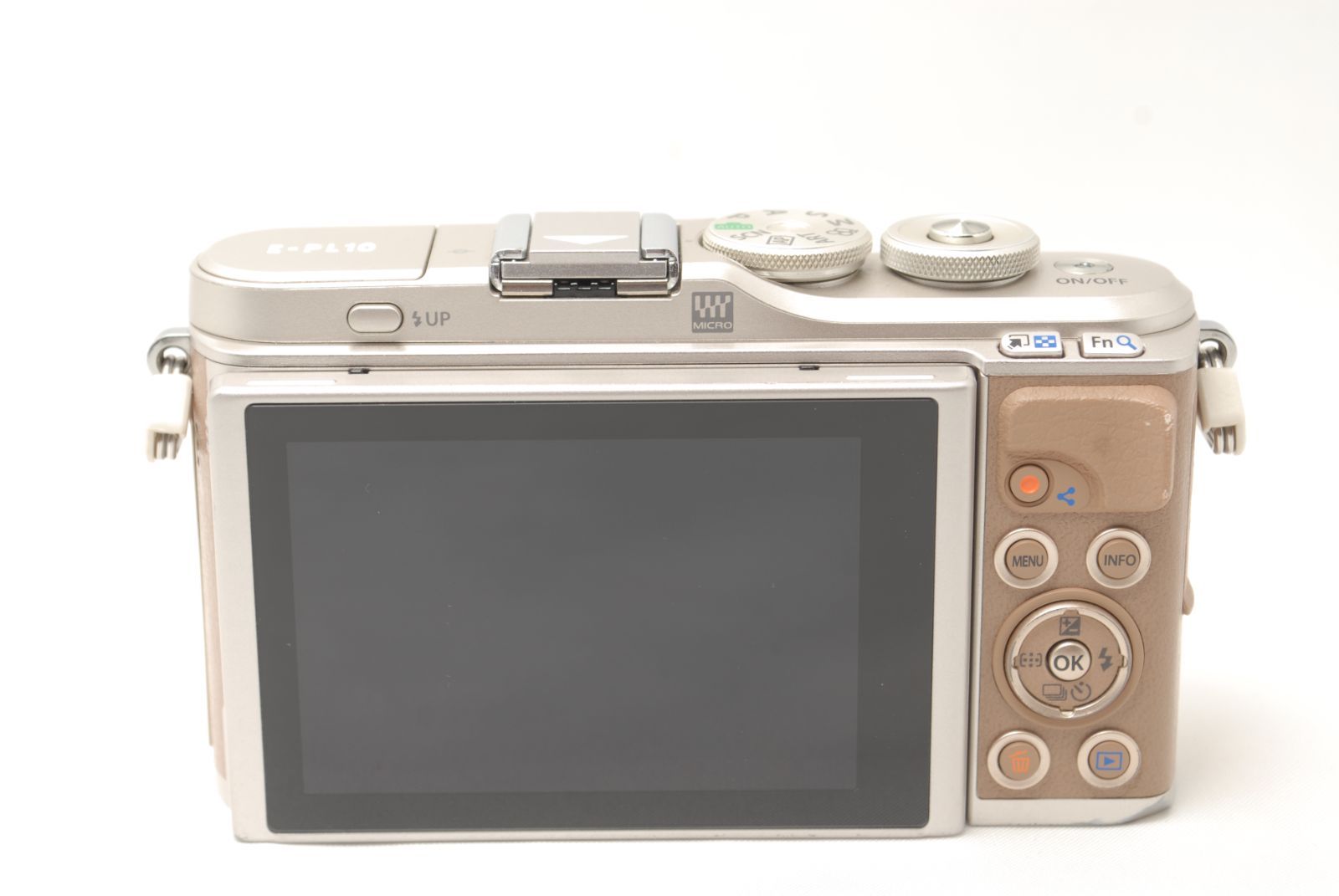 オリンパス OLYMPUS PEN E-PL10 ブラウン ダブルズームキット 極上品