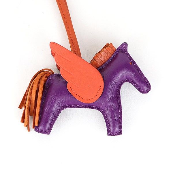 エルメス ロデオチャームPM Z刻印 チャーム パープル アニョーミロ エルメス ロデオチャームPM Z刻印 チャーム パープル アニョーミロ