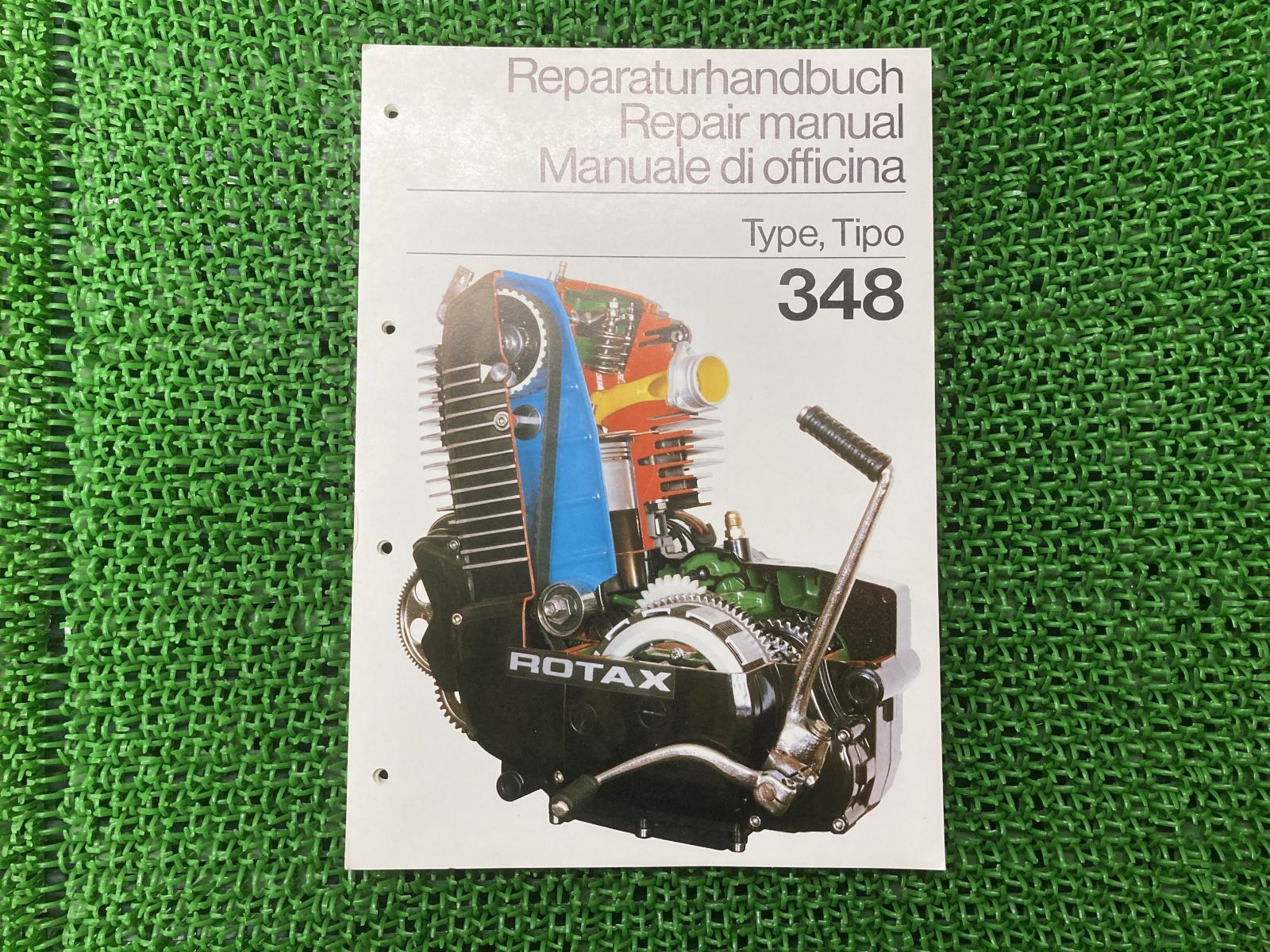 Type348 サービスマニュアル ROTAX 正規 中古 バイク 整備書 配線図有り ロータックス 修理 メンテナンス リペアマニュアル 車検 整備情報