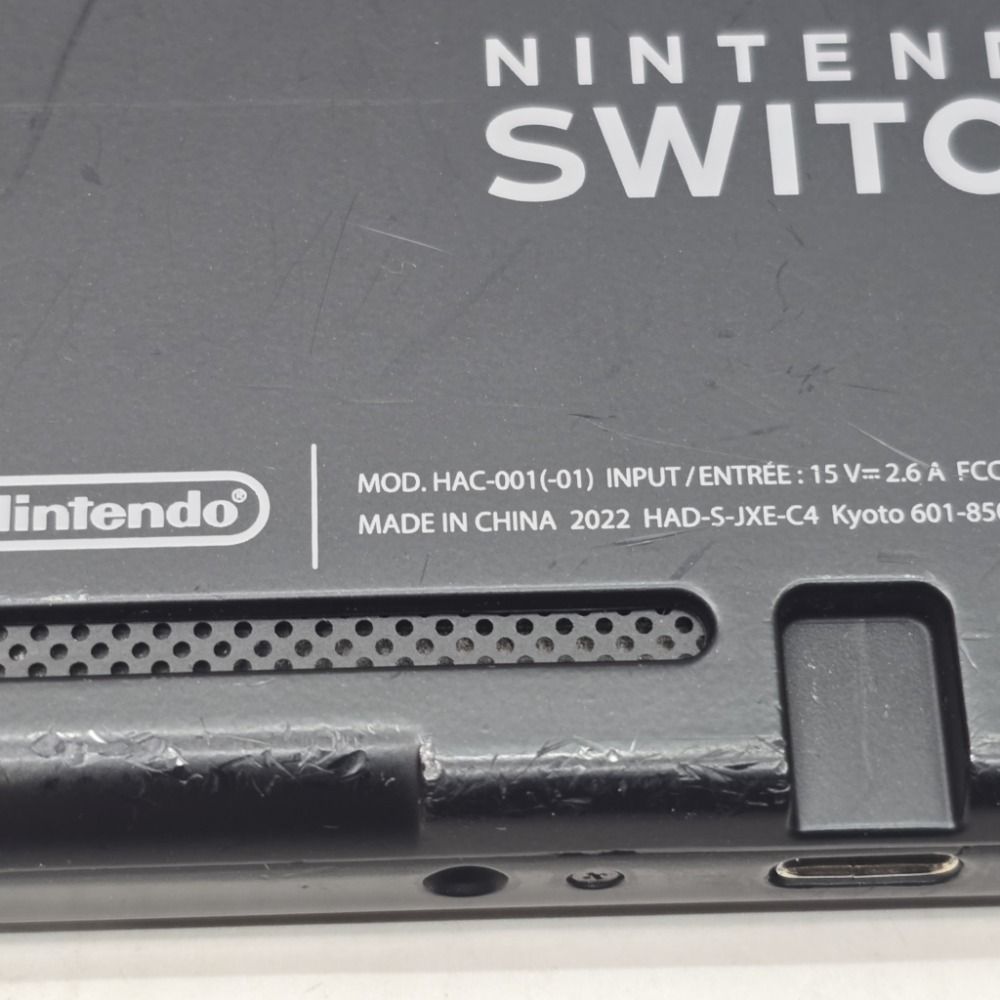 01w-0909 〇 ゲームハード ニンテンドー スイッチ Nintendo Switch HAC-001(-01) XKJ 完動品  【中古品】