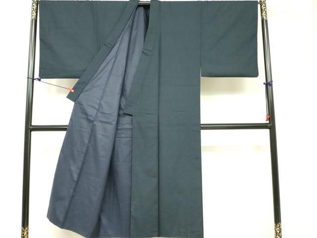 平和屋着物□男性 紬 アンサンブル 100亀甲 総詰め 正絹 逸品