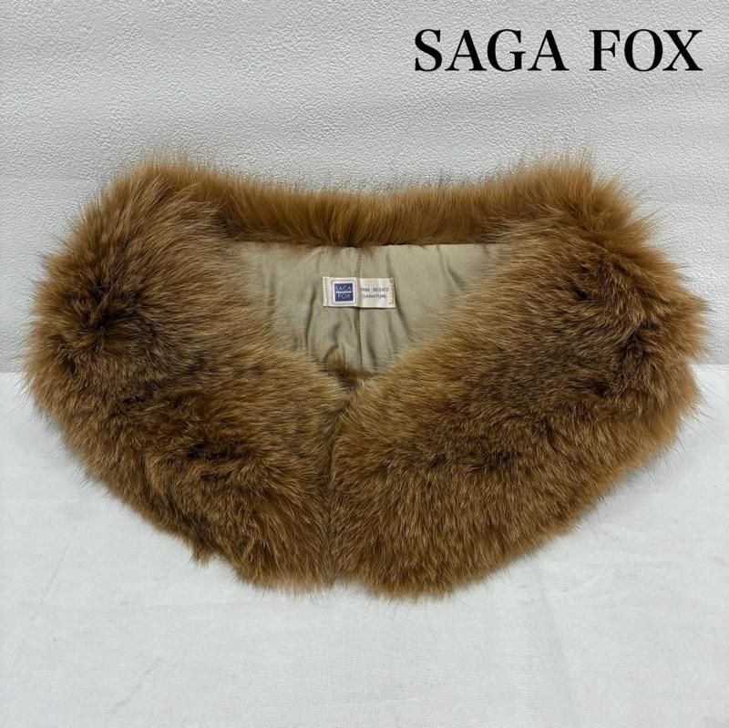 SAGA FOX サガフォックス マフラー 毛皮 リアル ファー マフラー