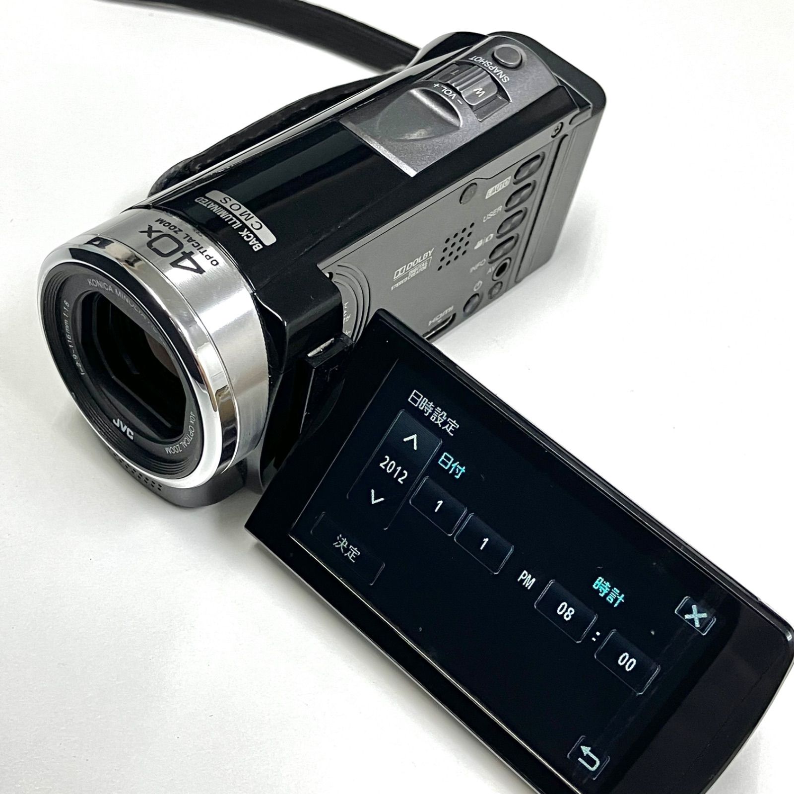 ⭐️極美品⭐️JVCケンウッド エブリオ GZ-HM33-S デジタルビデオカメラ JVCケンウッド GZ-HM33-S ハイビジョンムービー 中古品