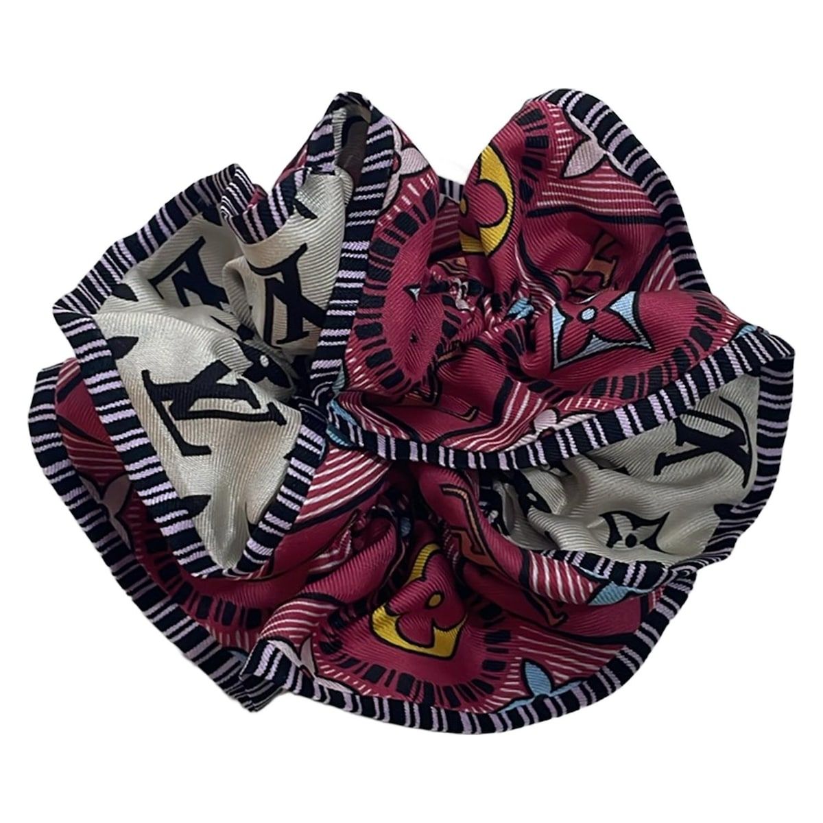 ルイヴィトン　シュシュ　アニモグラム　ゼブラ ルイヴィトン ヘアアクセサリー シュシュ セット・アニモグラム ゼブラ